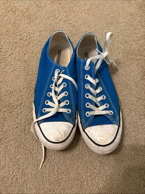 Royal Blue Low-Top Converse